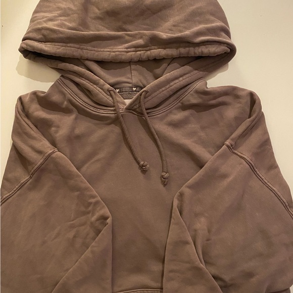 TNA sweatsuit, airy fleece, shorts and hoodie, tan colour - Picture 4 of 4